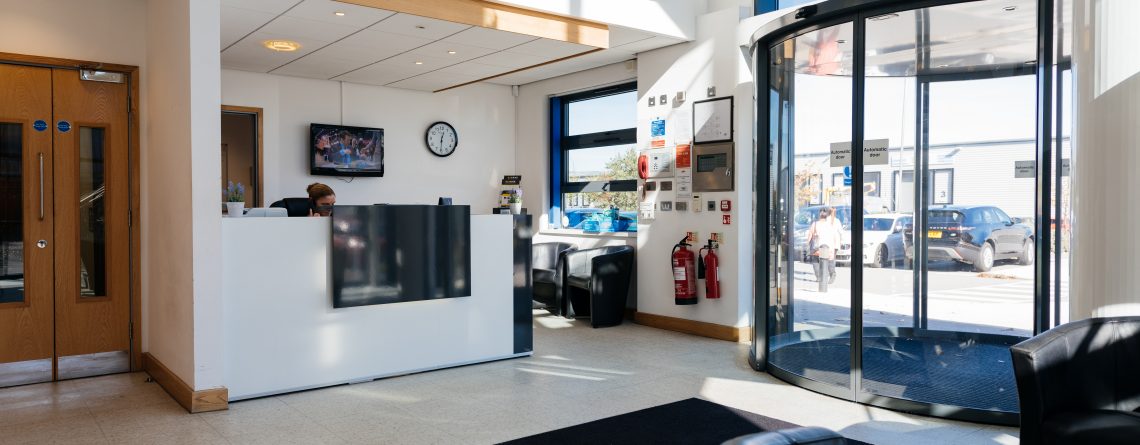 reception area barnsley serviced offices