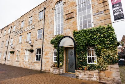 outside view of burnely central lodge house