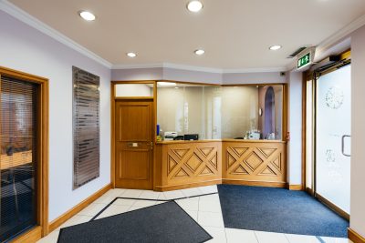 burnley central office reception area