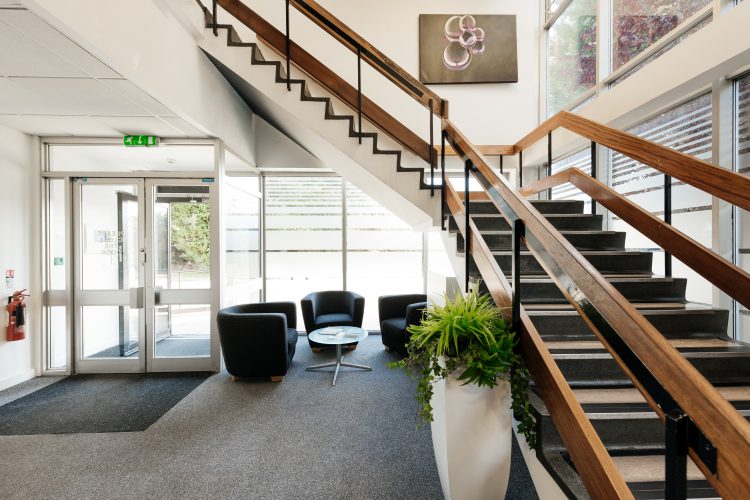 hull serviced office stair case