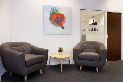 seating area in leeds serviced offices