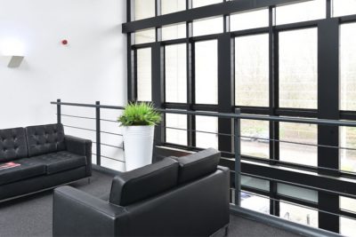 teesside offices seating area couches