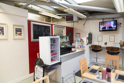 barnsley industrial unit inside view of refreshment area