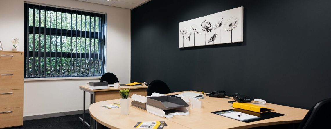 desks in office space in Barnsley