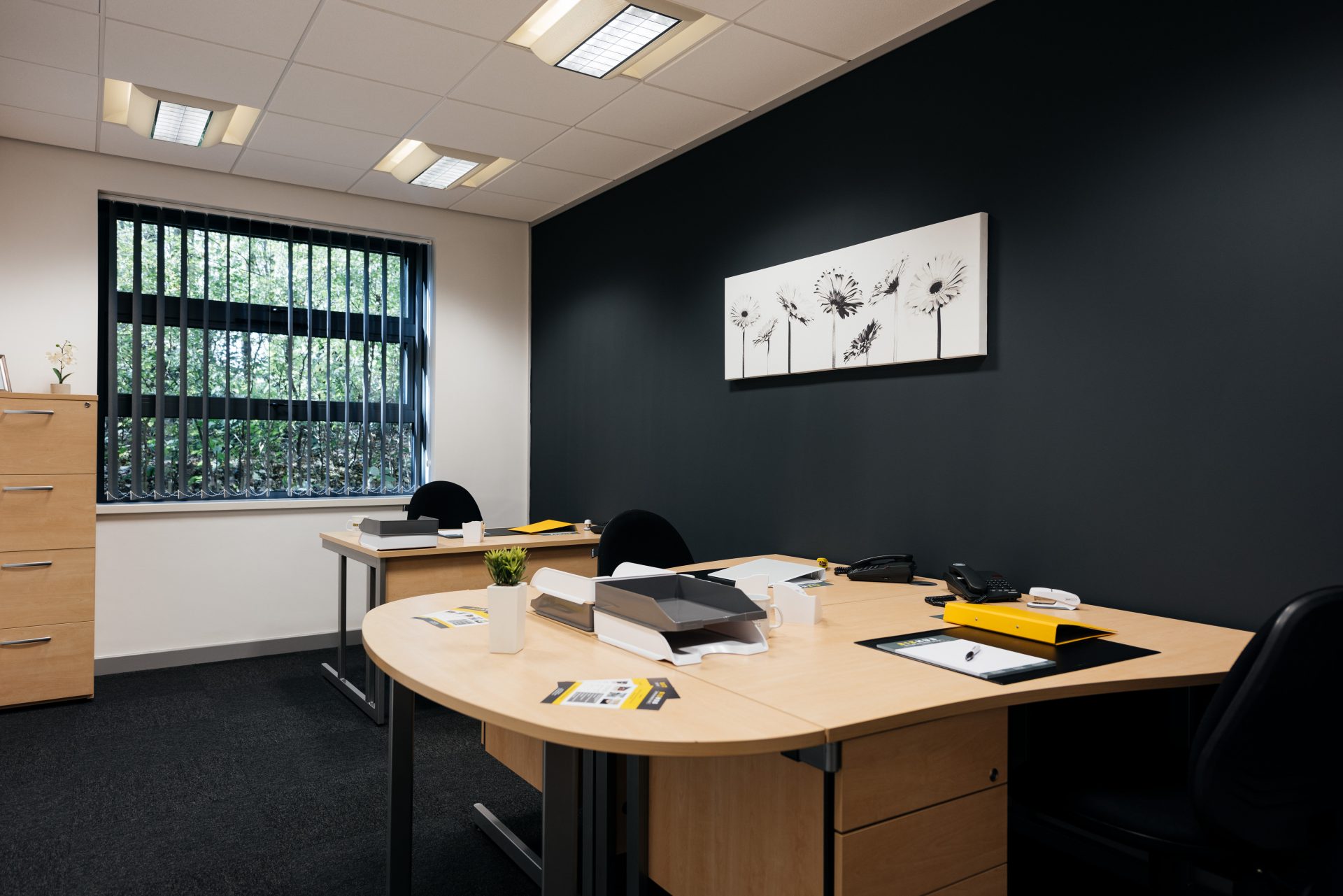 desks in office space in Barnsley
